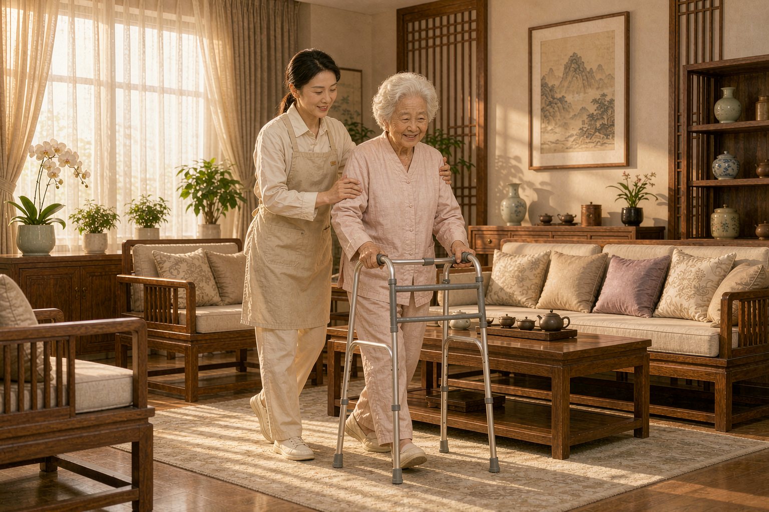 户外康复漫步